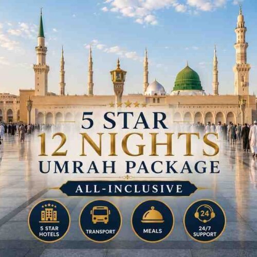 5 star 12 nights Umrah Package