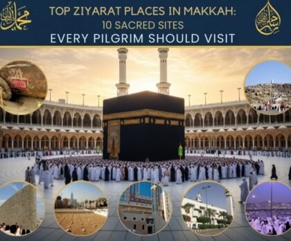 Kaaba at Masjid al-Haram with top 10 sacred Ziyarat places in Makkah every pilgrim should visit